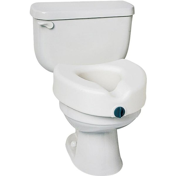 Curad Locking Toilet Seat, 350 lb MDS80314 Zoro